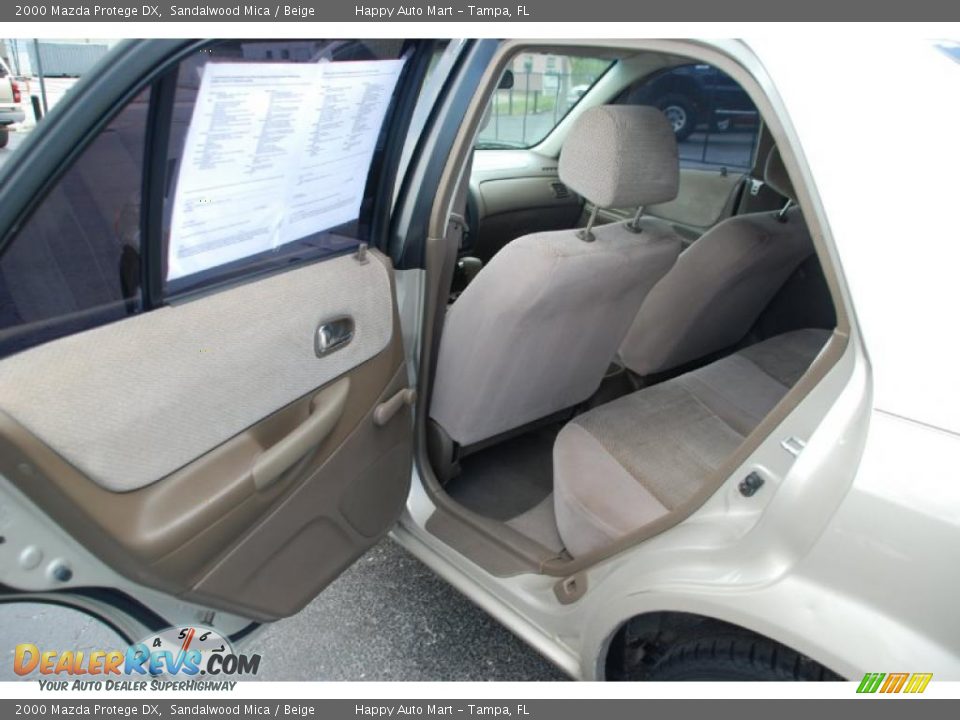 2000 Mazda Protege DX Sandalwood Mica / Beige Photo #19