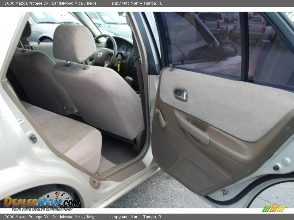 2000 Mazda Protege DX Sandalwood Mica / Beige Photo #20