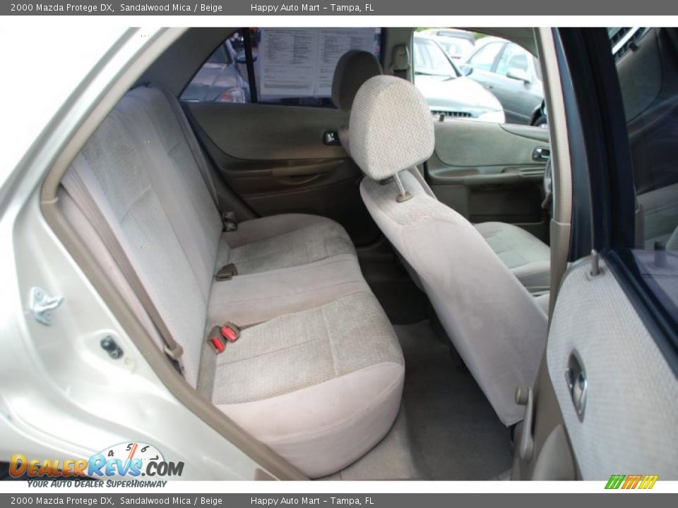 2000 Mazda Protege DX Sandalwood Mica / Beige Photo #22