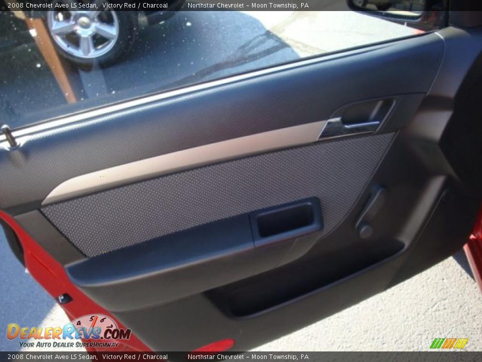 2008 Chevrolet Aveo LS Sedan Victory Red / Charcoal Photo #14