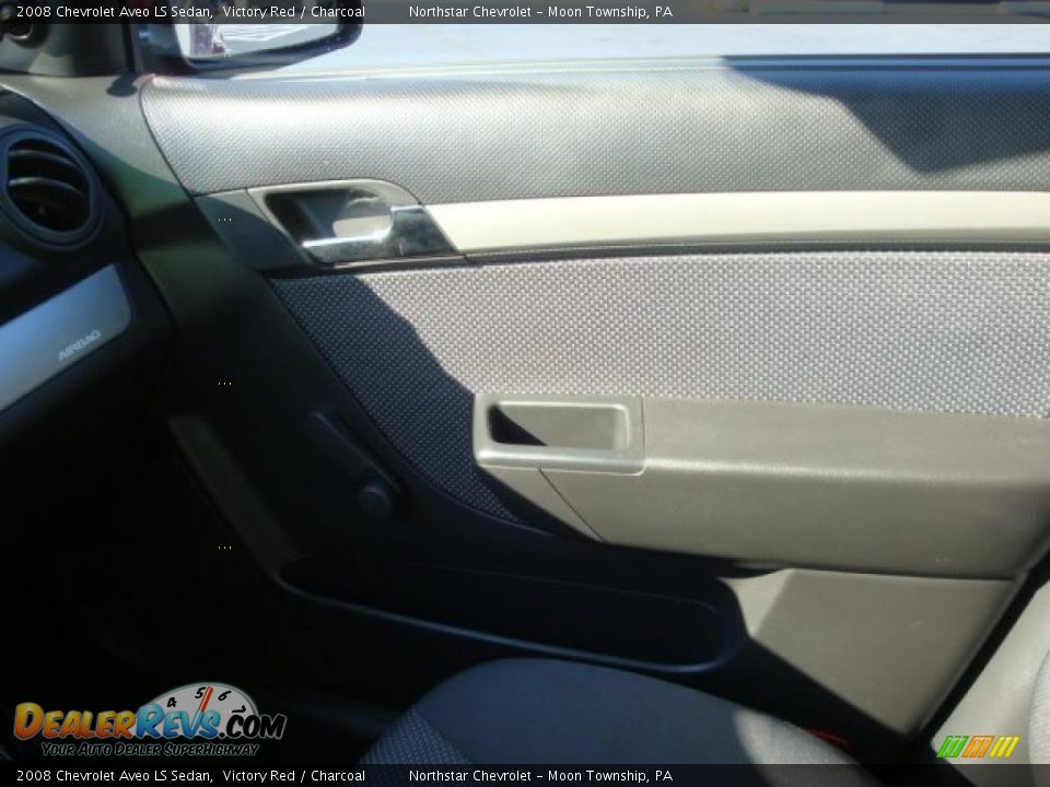 2008 Chevrolet Aveo LS Sedan Victory Red / Charcoal Photo #17