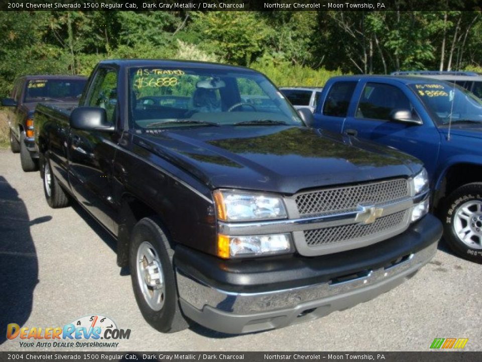 2004 Chevrolet Silverado 1500 Regular Cab Dark Gray Metallic / Dark Charcoal Photo #1