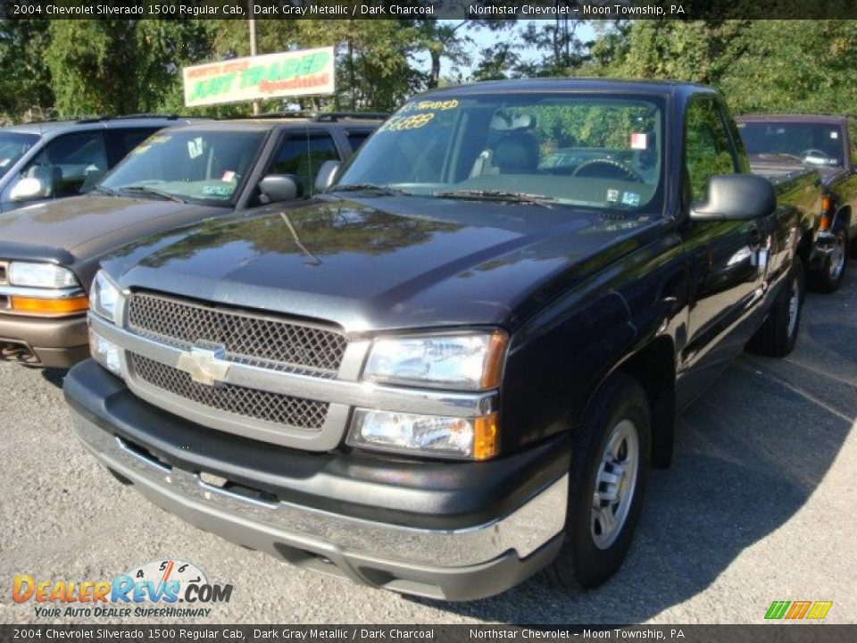 2004 Chevrolet Silverado 1500 Regular Cab Dark Gray Metallic / Dark Charcoal Photo #6