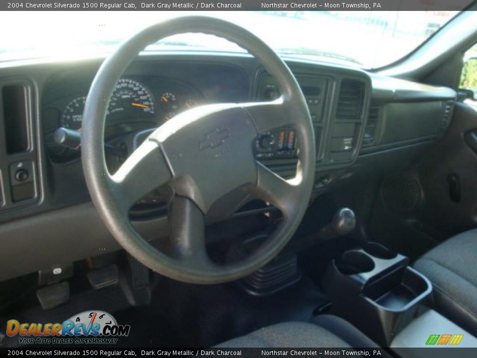 2004 Chevrolet Silverado 1500 Regular Cab Dark Gray Metallic / Dark Charcoal Photo #10