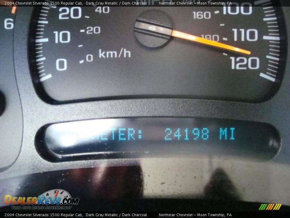 2004 Chevrolet Silverado 1500 Regular Cab Dark Gray Metallic / Dark Charcoal Photo #15