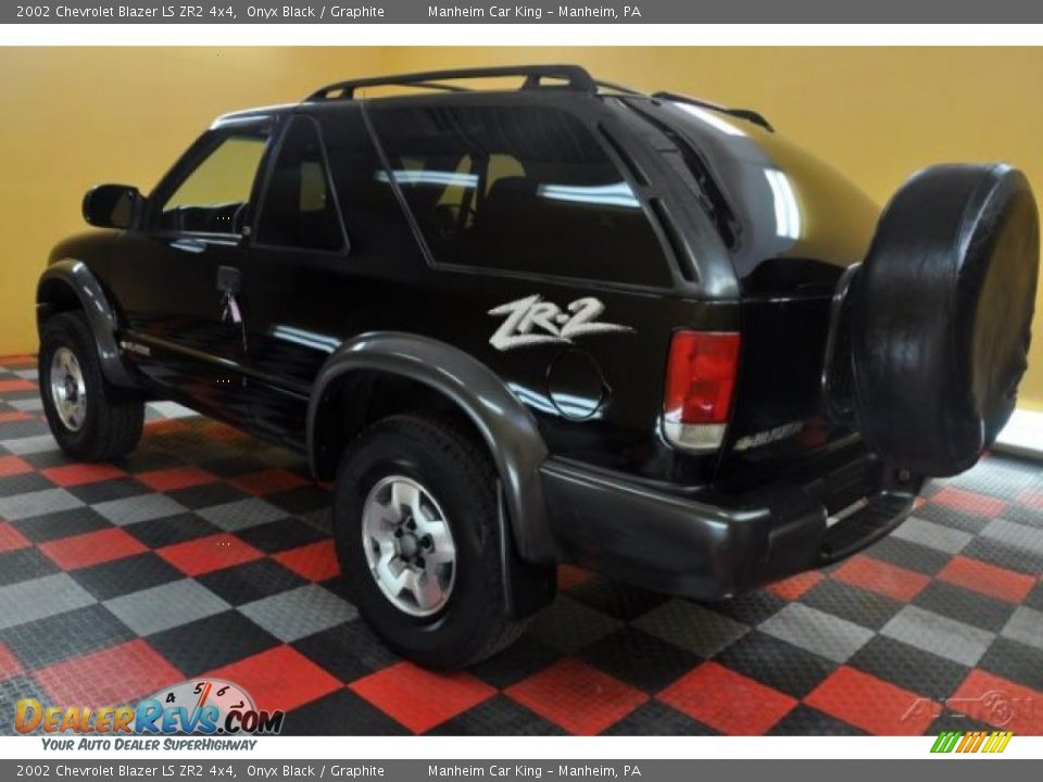 2002 Chevrolet Blazer LS ZR2 4x4 Onyx Black / Graphite Photo #4