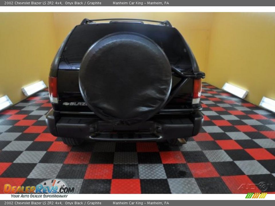 2002 Chevrolet Blazer LS ZR2 4x4 Onyx Black / Graphite Photo #5