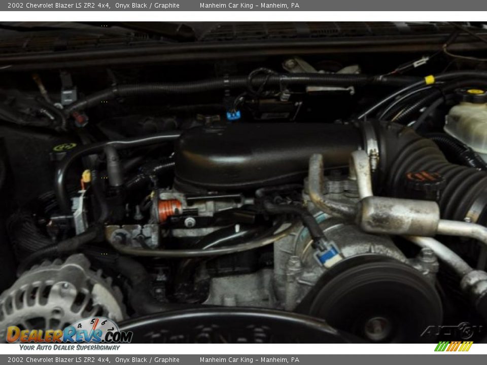 2002 Chevrolet Blazer LS ZR2 4x4 Onyx Black / Graphite Photo #17