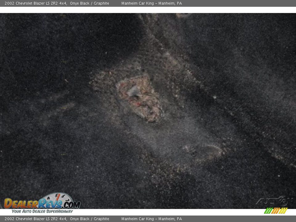 2002 Chevrolet Blazer LS ZR2 4x4 Onyx Black / Graphite Photo #18
