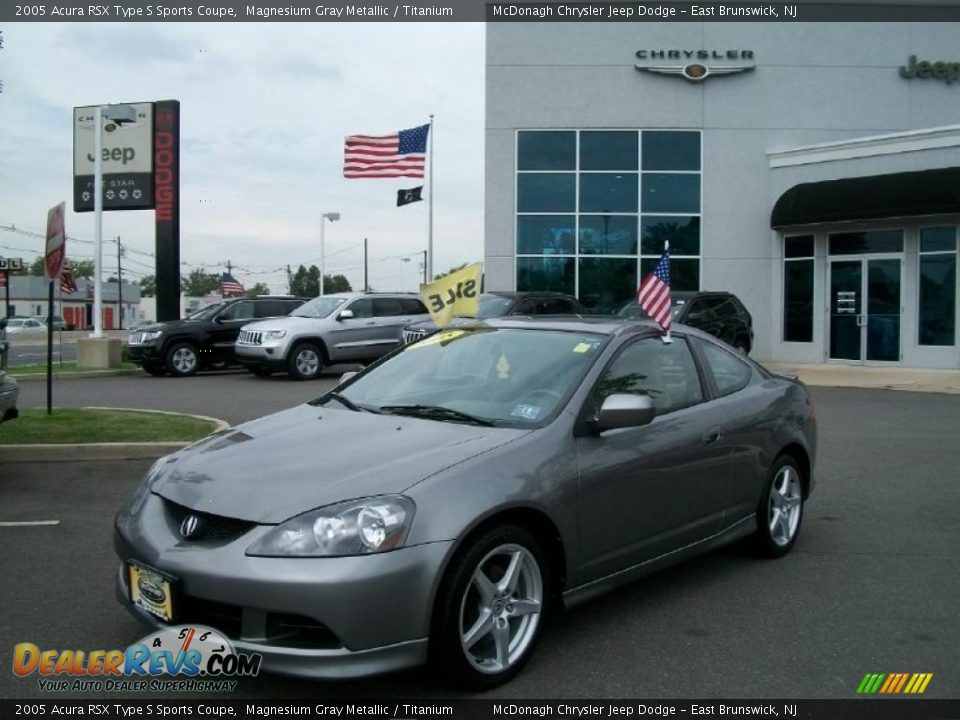 2005 Acura RSX Type S Sports Coupe Magnesium Gray Metallic / Titanium Photo #1