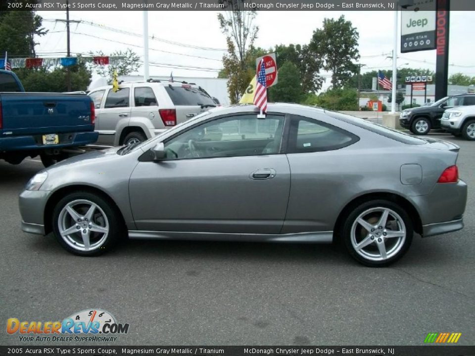 2005 Acura RSX Type S Sports Coupe Magnesium Gray Metallic / Titanium Photo #3