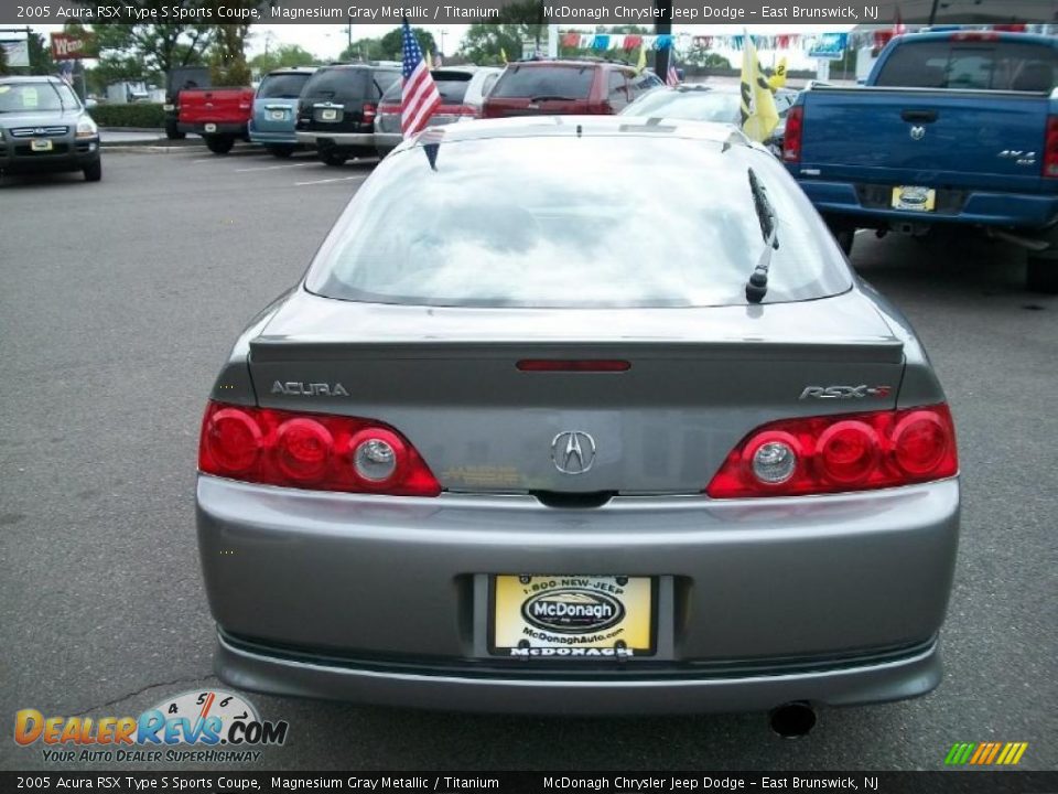 2005 Acura RSX Type S Sports Coupe Magnesium Gray Metallic / Titanium Photo #5