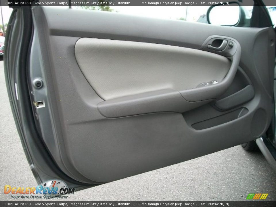 2005 Acura RSX Type S Sports Coupe Magnesium Gray Metallic / Titanium Photo #6