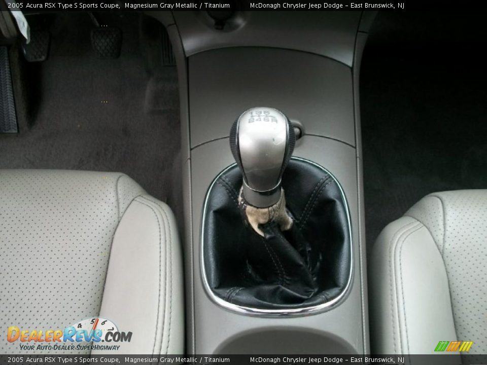 2005 Acura RSX Type S Sports Coupe Magnesium Gray Metallic / Titanium Photo #14