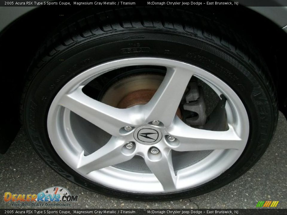 2005 Acura RSX Type S Sports Coupe Magnesium Gray Metallic / Titanium Photo #15