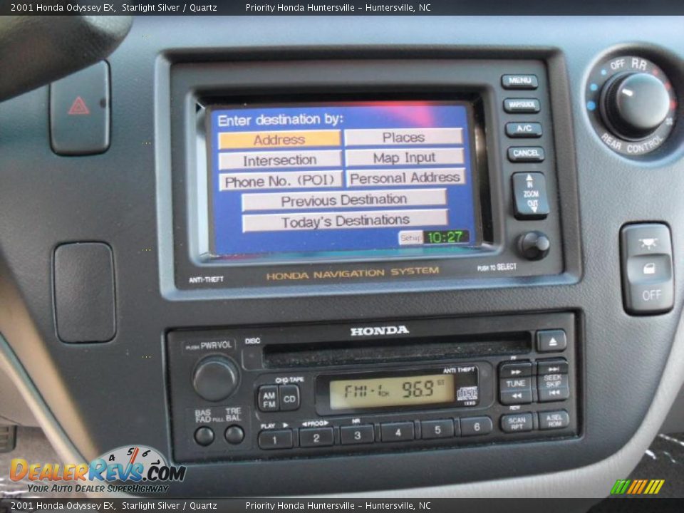 2001 Honda Odyssey EX Starlight Silver / Quartz Photo #9