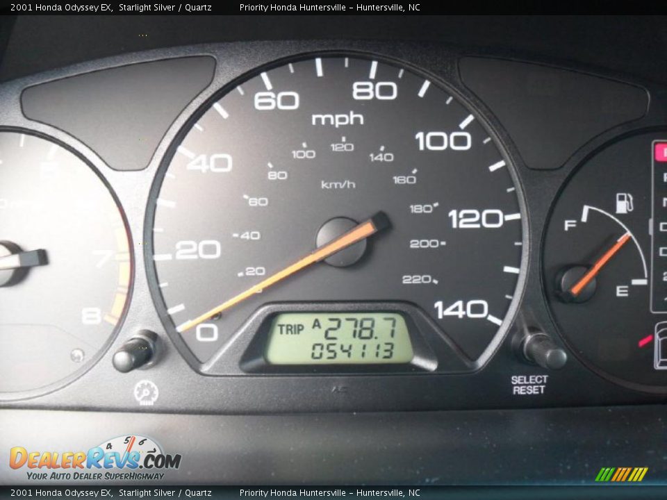 2001 Honda Odyssey EX Starlight Silver / Quartz Photo #10