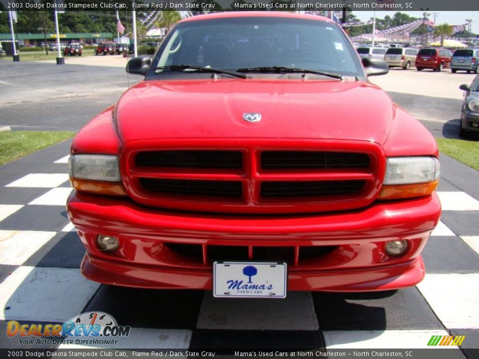 2003 Dodge Dakota Stampede Club Cab Flame Red / Dark Slate Gray Photo