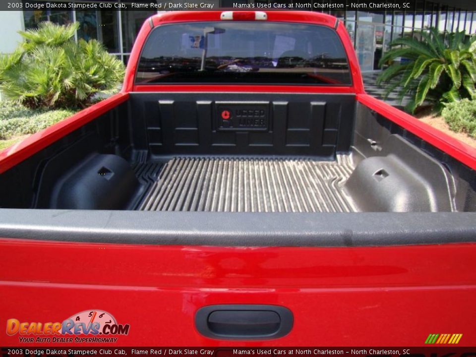 2003 Dodge Dakota Stampede Club Cab Flame Red / Dark Slate Gray Photo #26
