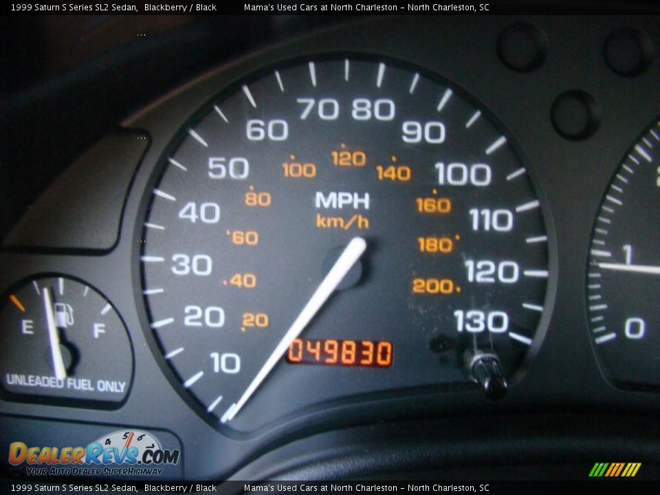 1999 Saturn S Series SL2 Sedan Blackberry / Black Photo #25