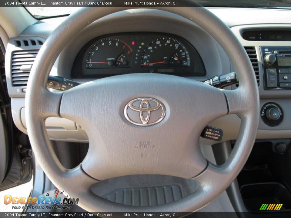 2004 Toyota Camry LE Phantom Gray Pearl / Dark Charcoal Photo #17