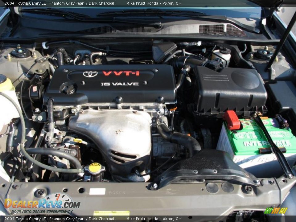 2004 Toyota Camry LE Phantom Gray Pearl / Dark Charcoal Photo #21