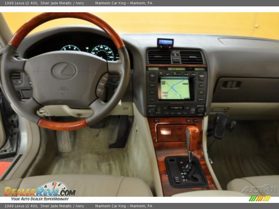 1999 Lexus LS 400 Silver Jade Metallic / Ivory Photo #7