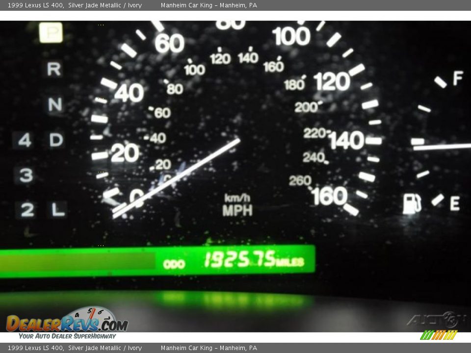 1999 Lexus LS 400 Silver Jade Metallic / Ivory Photo #9