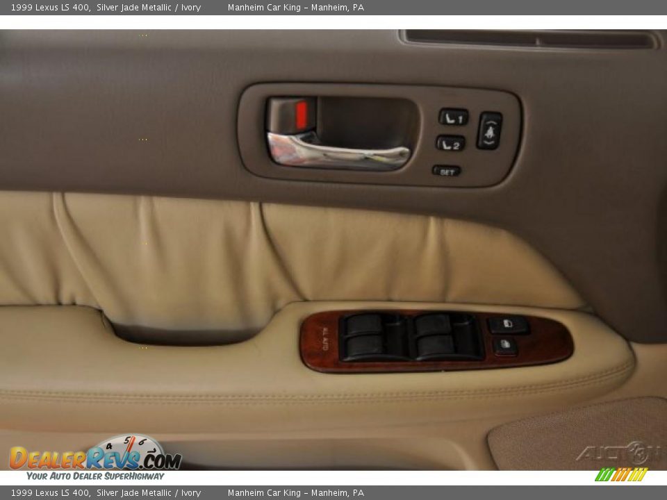 1999 Lexus LS 400 Silver Jade Metallic / Ivory Photo #12