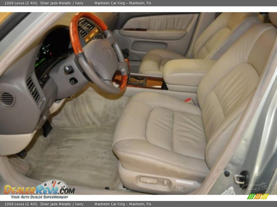 1999 Lexus LS 400 Silver Jade Metallic / Ivory Photo #13
