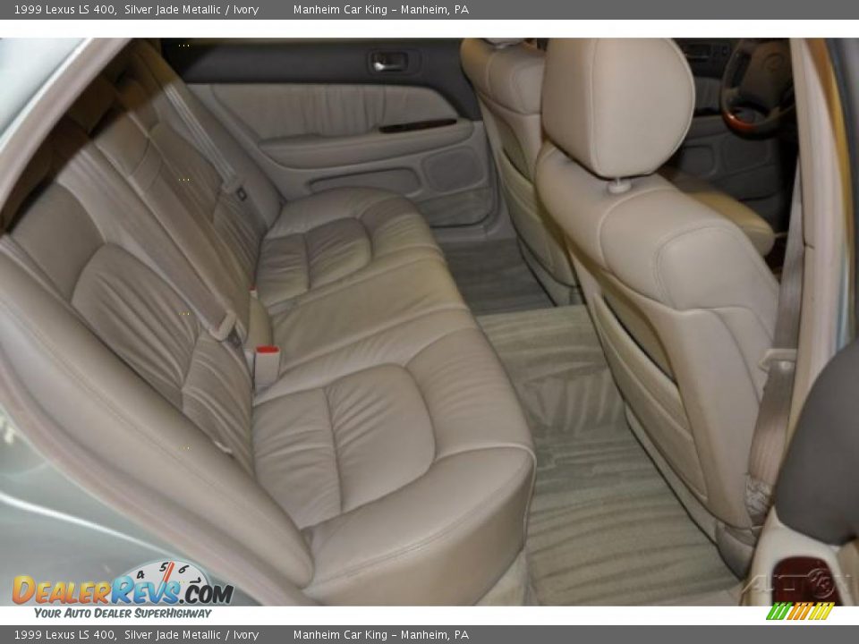 1999 Lexus LS 400 Silver Jade Metallic / Ivory Photo #16