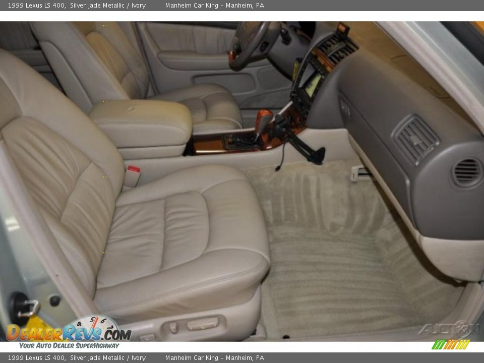 1999 Lexus LS 400 Silver Jade Metallic / Ivory Photo #17