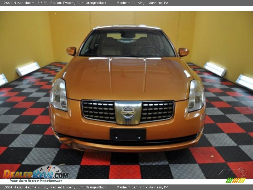 2004 Nissan Maxima 3.5 SE Radiant Ember / Burnt Orange/Black Photo #2