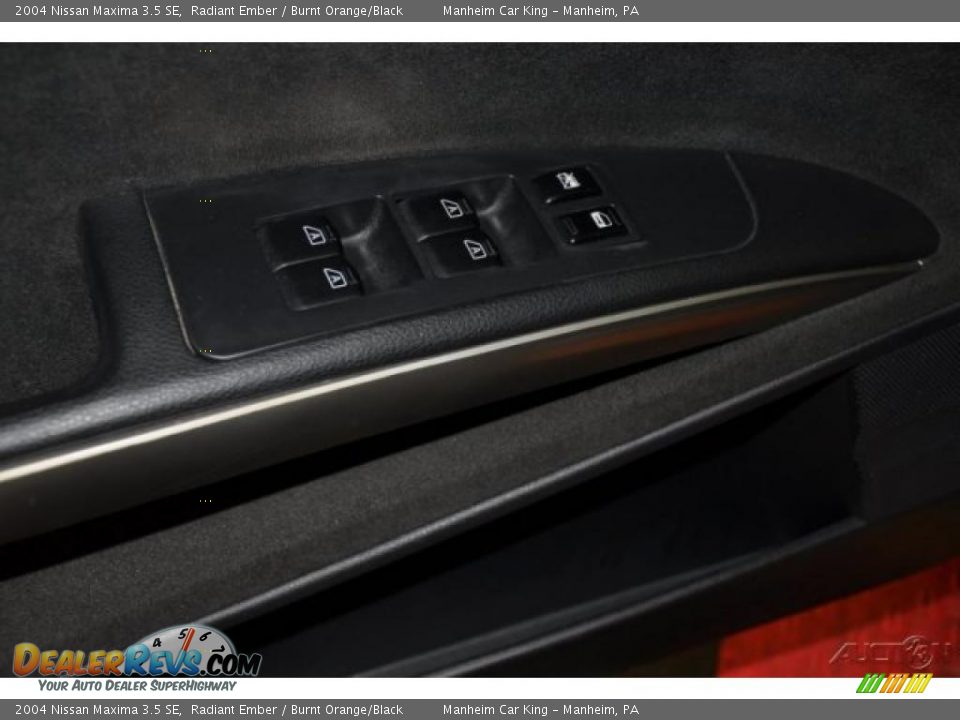 2004 Nissan Maxima 3.5 SE Radiant Ember / Burnt Orange/Black Photo #13