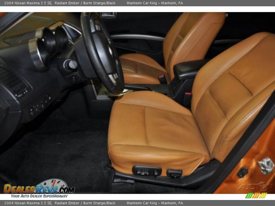 2004 Nissan Maxima 3.5 SE Radiant Ember / Burnt Orange/Black Photo #14