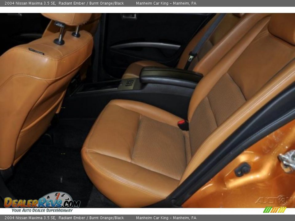 2004 Nissan Maxima 3.5 SE Radiant Ember / Burnt Orange/Black Photo #15