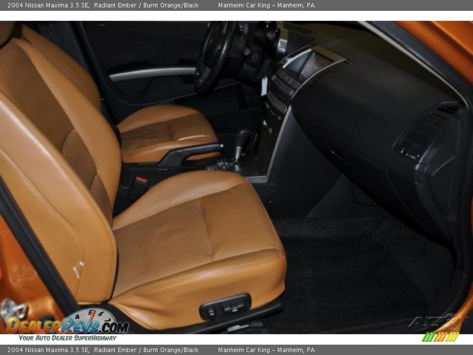 2004 Nissan Maxima 3.5 SE Radiant Ember / Burnt Orange/Black Photo #18