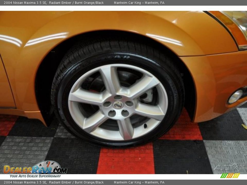 2004 Nissan Maxima 3.5 SE Radiant Ember / Burnt Orange/Black Photo #19