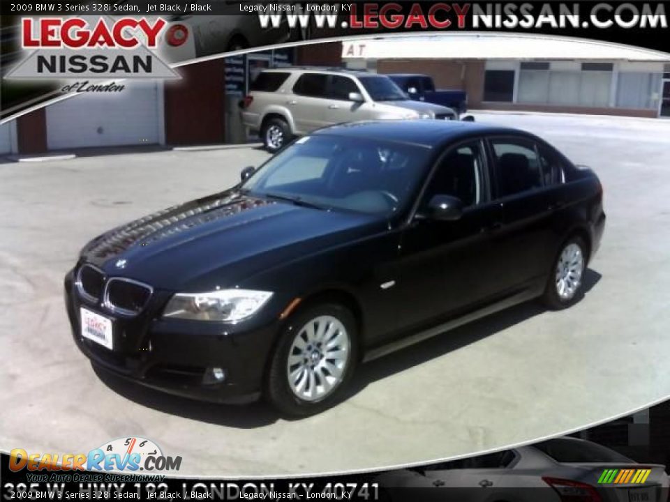 2009 BMW 3 Series 328i Sedan Jet Black / Black Photo #1