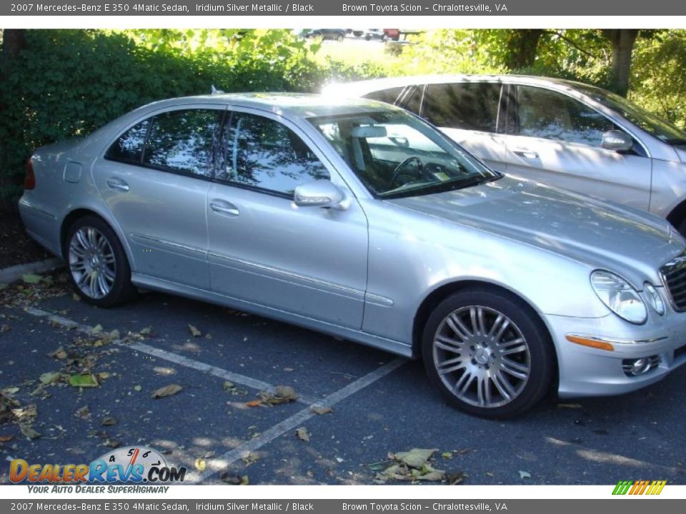 2007 Mercedes-Benz E 350 4Matic Sedan Iridium Silver Metallic / Black Photo #1