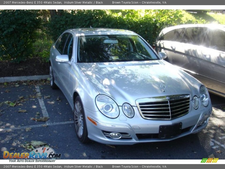 2007 Mercedes-Benz E 350 4Matic Sedan Iridium Silver Metallic / Black Photo #2