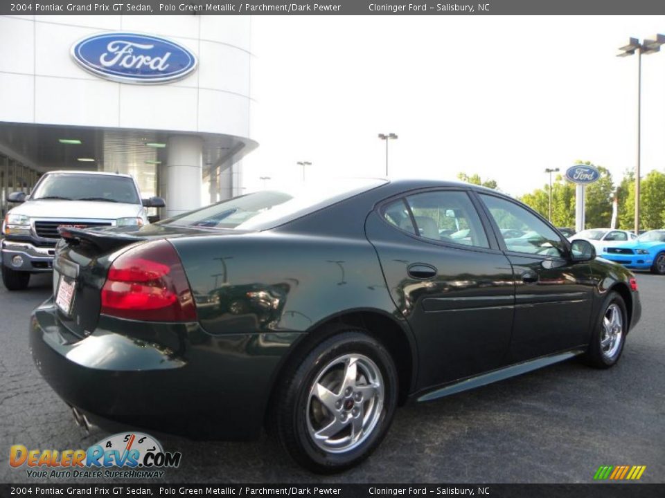 2004 Pontiac Grand Prix GT Sedan Polo Green Metallic / Parchment/Dark Pewter Photo #3