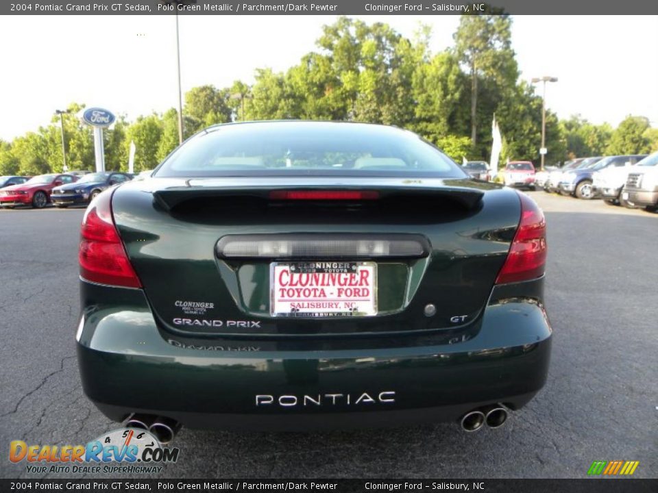 2004 Pontiac Grand Prix GT Sedan Polo Green Metallic / Parchment/Dark Pewter Photo #4