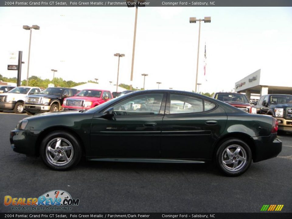 2004 Pontiac Grand Prix GT Sedan Polo Green Metallic / Parchment/Dark Pewter Photo #5