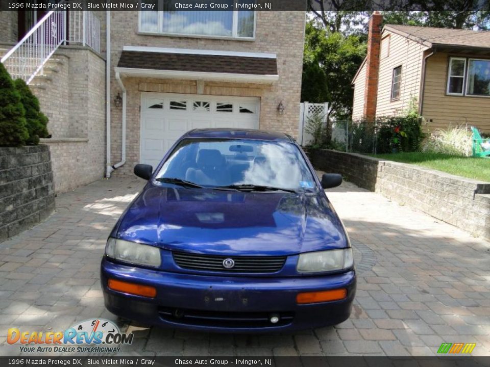 1996 Mazda Protege DX Blue Violet Mica / Gray Photo #1