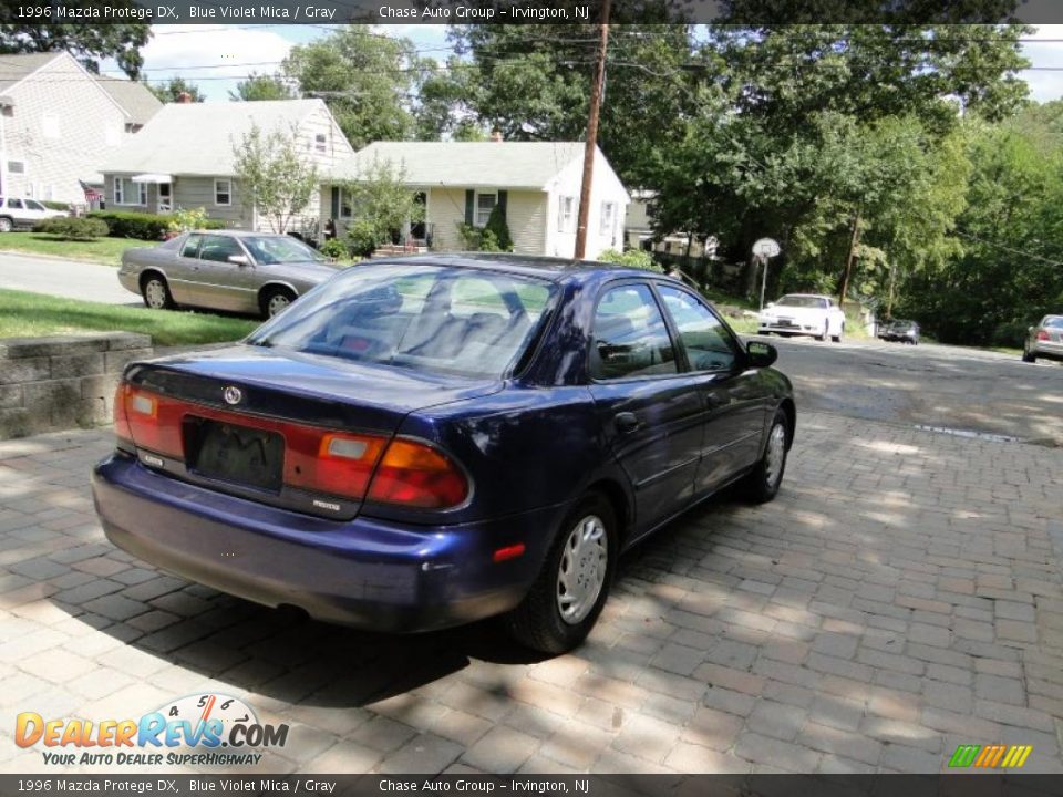 1996 Mazda Protege DX Blue Violet Mica / Gray Photo #4