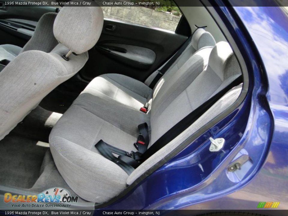 1996 Mazda Protege DX Blue Violet Mica / Gray Photo #10