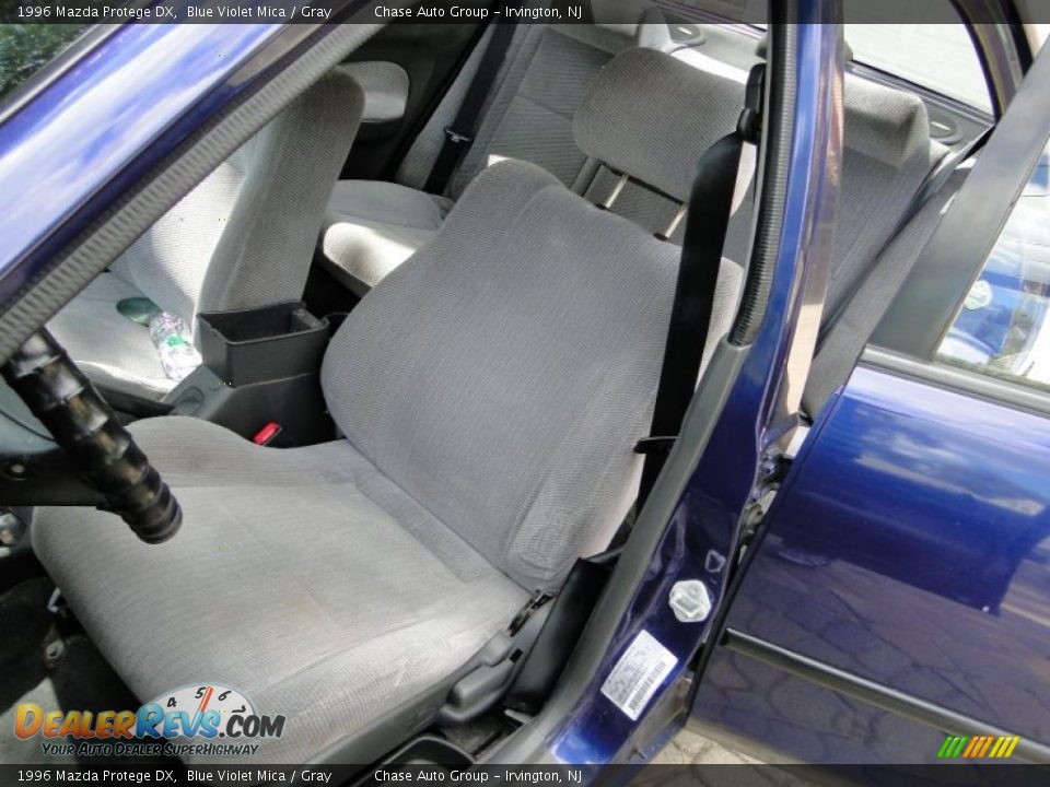 1996 Mazda Protege DX Blue Violet Mica / Gray Photo #11