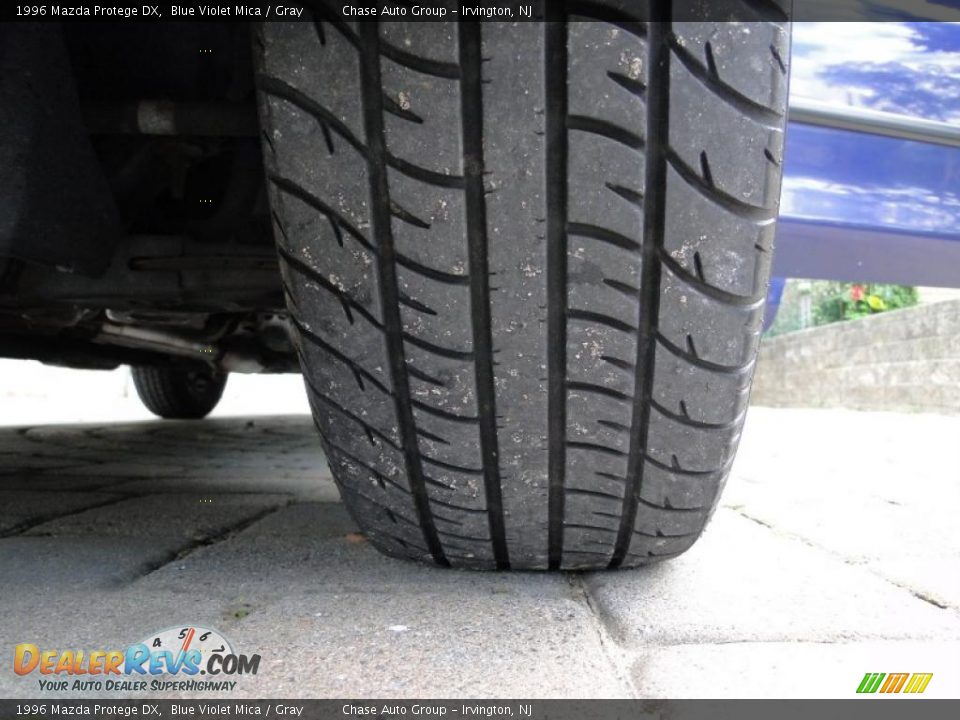 1996 Mazda Protege DX Blue Violet Mica / Gray Photo #15