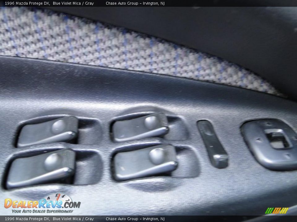 1996 Mazda Protege DX Blue Violet Mica / Gray Photo #17